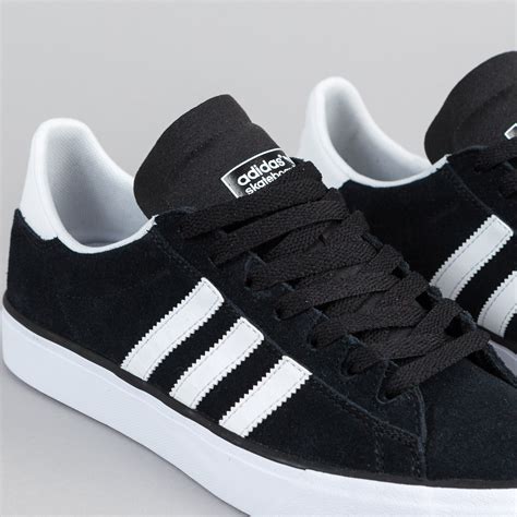 adidas originals damen campus vulc skate schuhe schwarz weiß